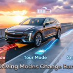 Do the Driving Modes in Cadillac Lyriq Offer Different Ranges or Battery Usages?