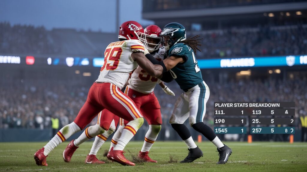 kansas city chiefs vs philadelphia eagles match player stats