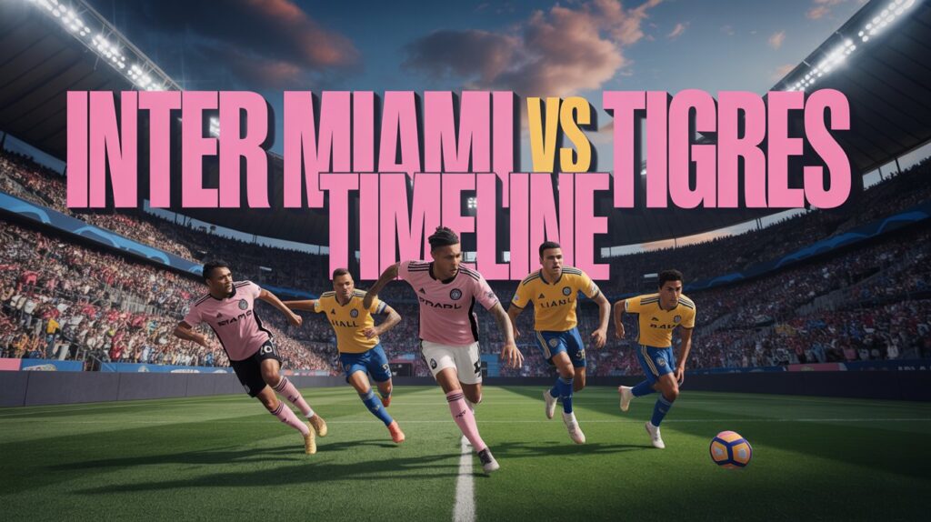 Inter Miami vs Tigres UANL Timeline