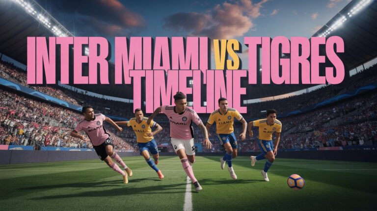 Inter Miami vs Tigres UANL Timeline