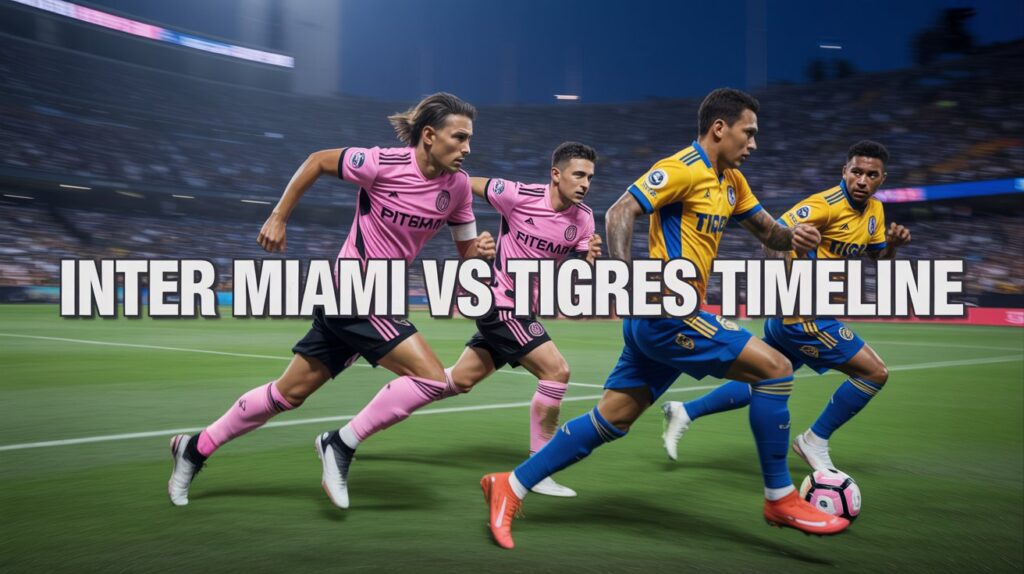 Inter Miami vs Tigres UANL Timeline