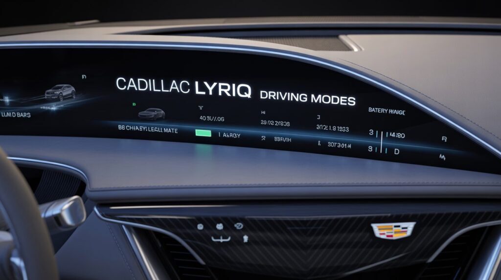 Do the Driving Modes in Cadillac Lyriq Offer Different Ranges or Battery Usages?