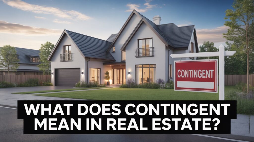 What Does Contingent Mean in Real Estate?