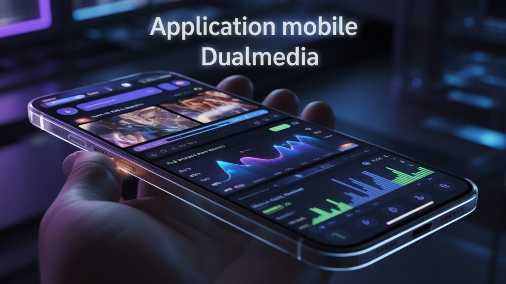application mobile dualmedia