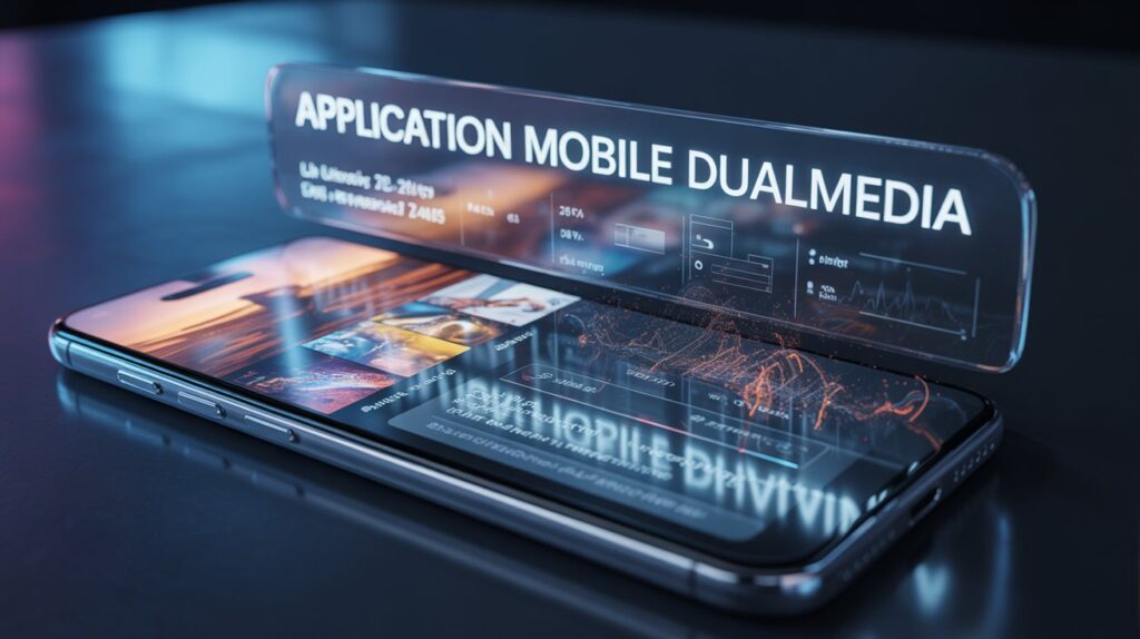 application mobile dualmedia