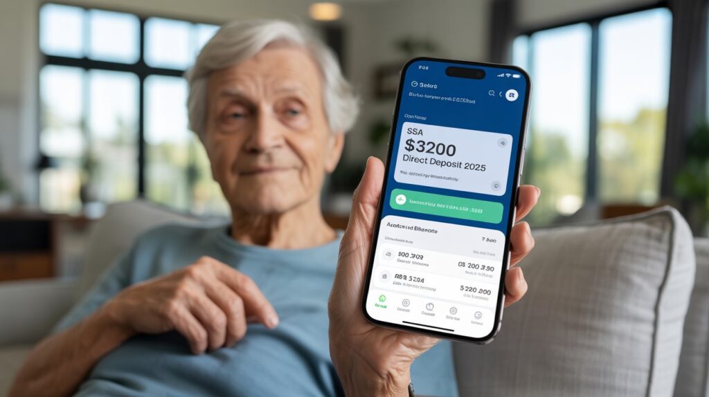 SSA $3200 direct deposit payment 2025