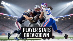 New England Patriots vs Buffalo Bills Match Player Stats