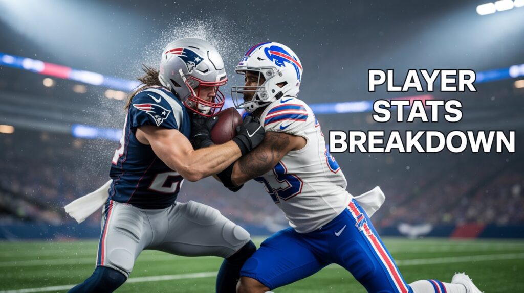 New England Patriots vs Buffalo Bills Match Player Stats