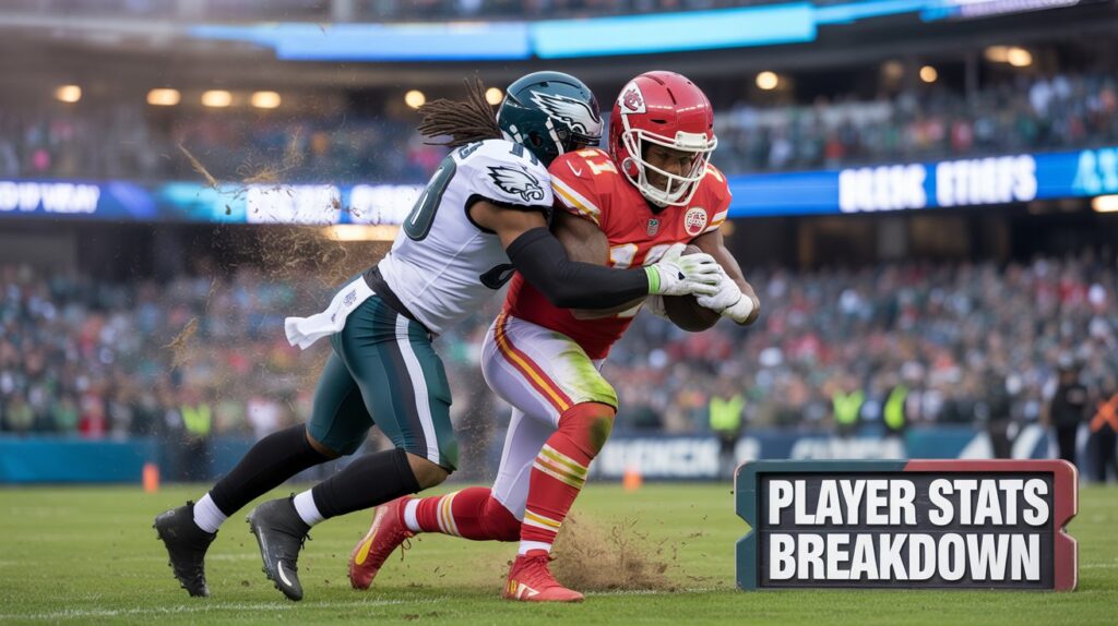 kansas city chiefs vs philadelphia eagles match player stats